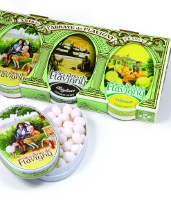 Fourreau 3 boites ovales Anis, Citron et Réglisse 150g