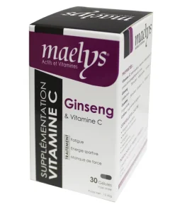 Maelys Ginseng et Vitamine C – 30 Gélules