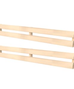 Dossier pour sauna extérieur, 2 pièces